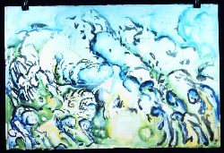 watercolor on Arches Elephant 40x60, Ferndell, 1996